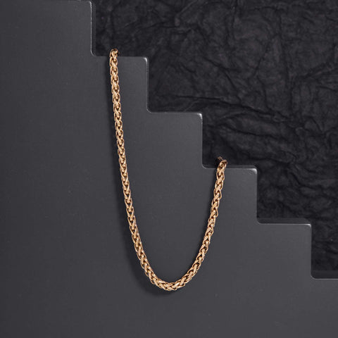 Premium Twisted Design Necklace Chain For Men