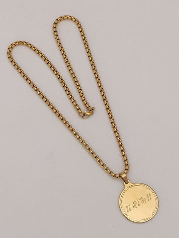 Ram Pendant Design Gold Necklace Chain For Men