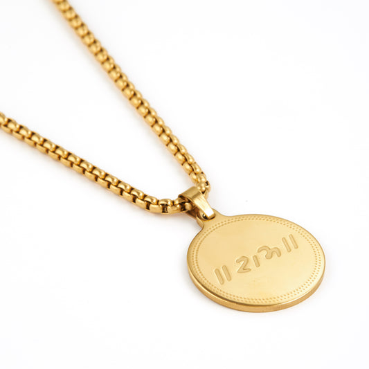 Ram Pendant Design Gold Necklace Chain For Men